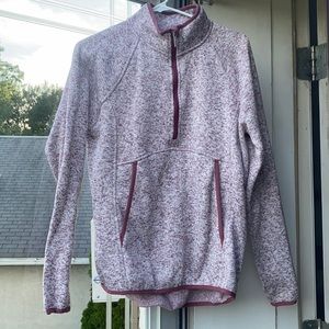 half zip sweatshirt